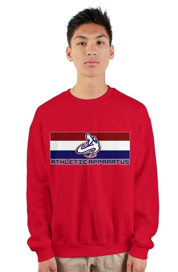 
                      
                        Youth Red rwb logo gildan heavy crewneck sweatshir - Athletic Apparatus
                      
                    