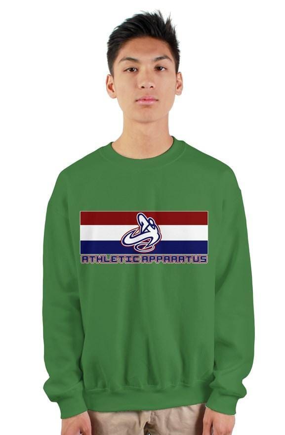 
                      
                        Youth Irish Green rwb logo gildan heavy crewneck s - Athletic Apparatus
                      
                    