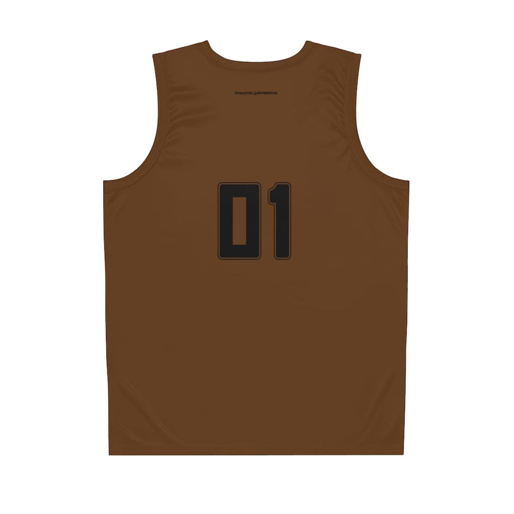 
                      
                        Athletic Apparatus Brown BL Basketball Jersey
                      
                    