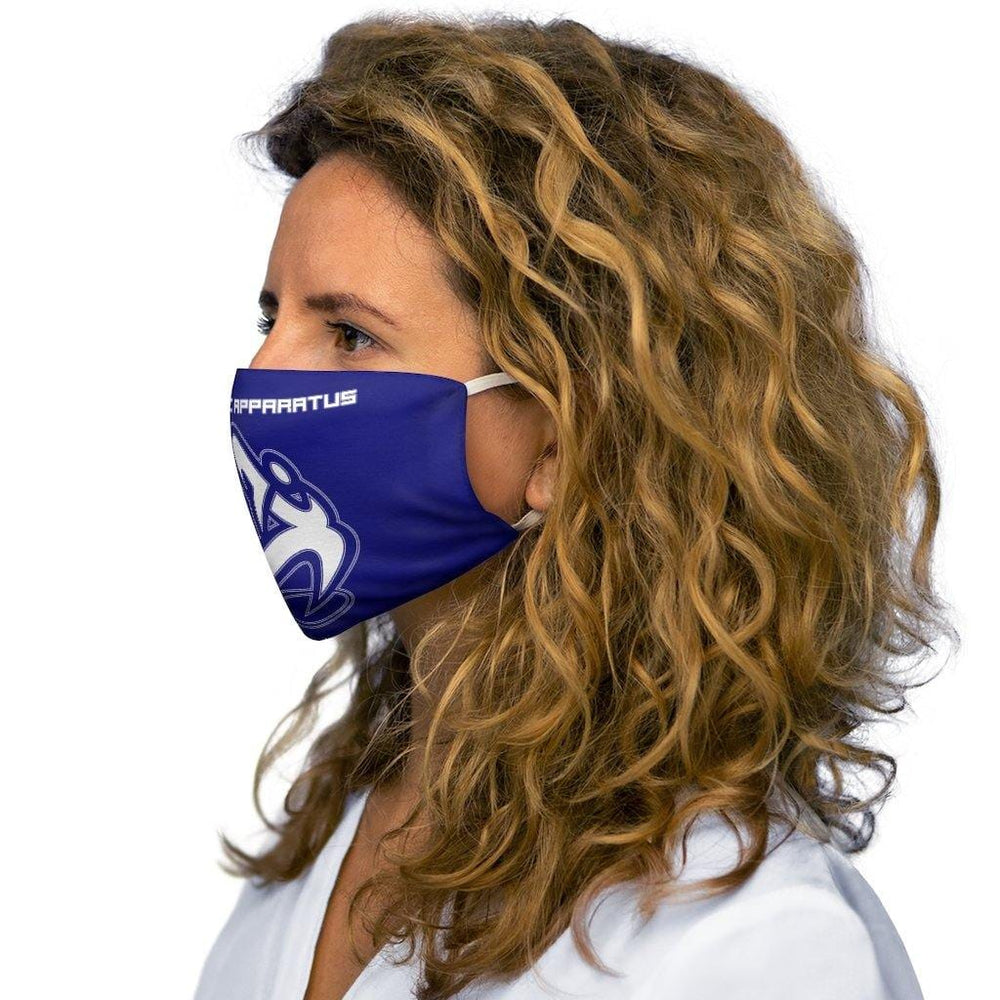 
                  
                    Athletic Apparatus Navy White logo Snug-Fit Polyester Face Mask - Athletic Apparatus
                  
                