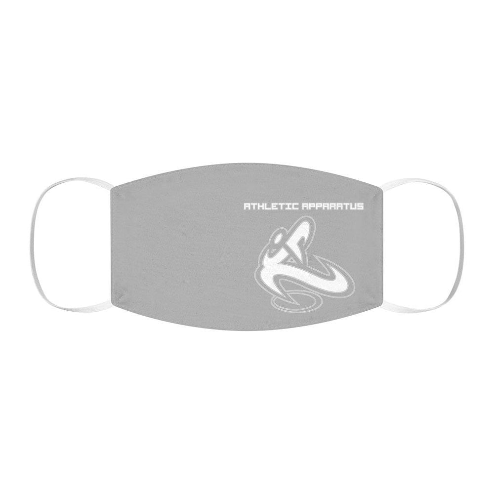 
                      
                        Athletic Apparatus Grey 2 White logo Snug-Fit Polyester Face Mask - Athletic Apparatus
                      
                    