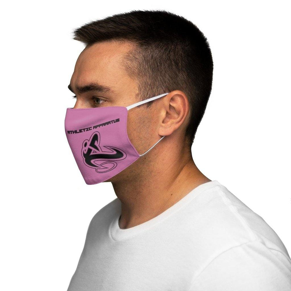 
                      
                        Athletic Apparatus Pink 1 Black logo Snug-Fit Polyester Face Mask 1 - Athletic Apparatus
                      
                    