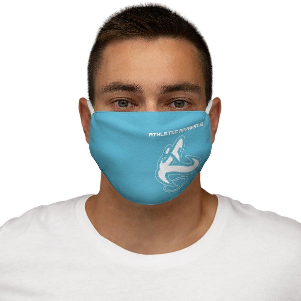 
                      
                        Athletic Apparatus Blue 7 White logo Snug-Fit Polyester Face Mask - Athletic Apparatus
                      
                    
