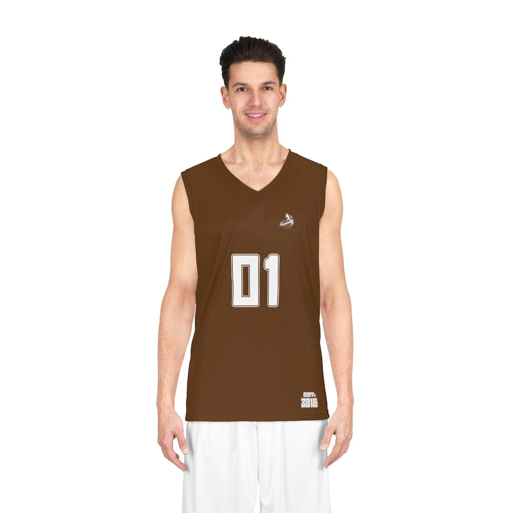 Athletic Apparatus Brown WL Basketball Jersey