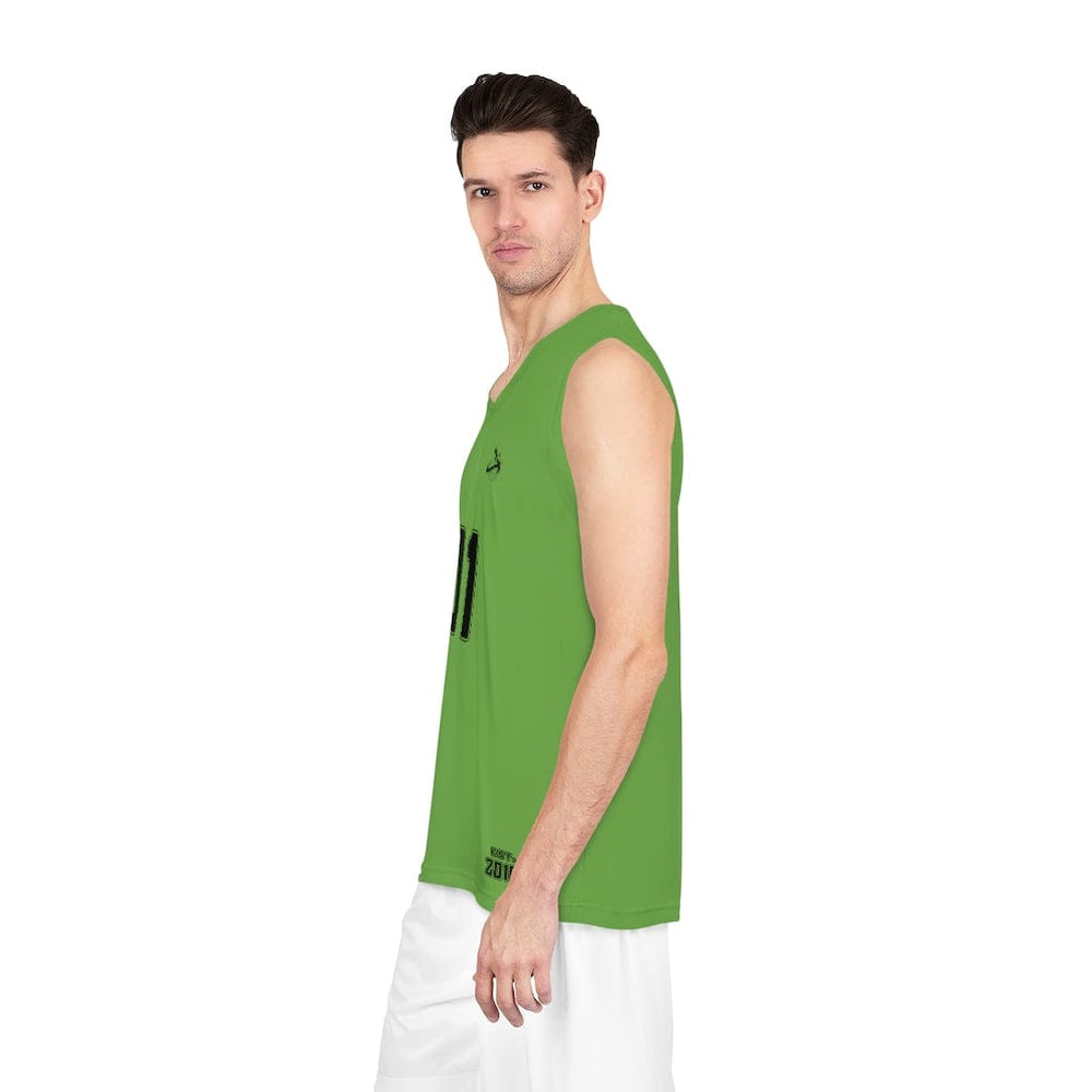 
                      
                        Athletic Apparatus Green BL Basketball Jersey
                      
                    