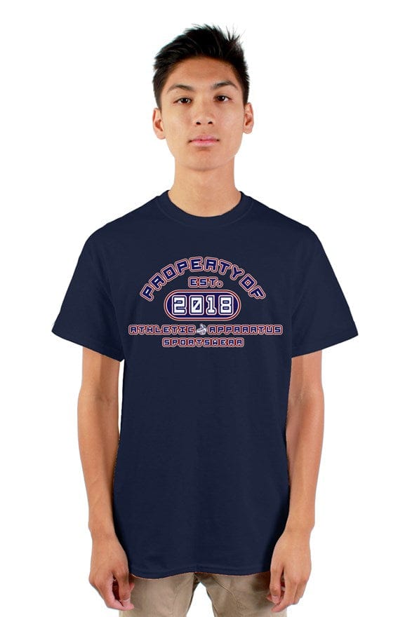 
                      
                        Athletic Apparatus Navy gildan mens tshirt
                      
                    