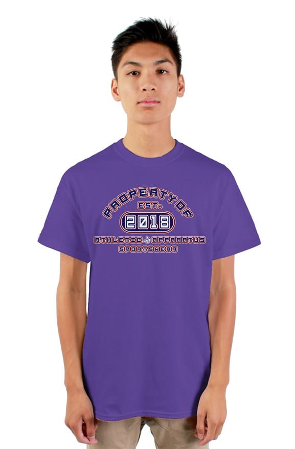 
                      
                        Athletic Apparatus Purple gildan mens tshirt
                      
                    