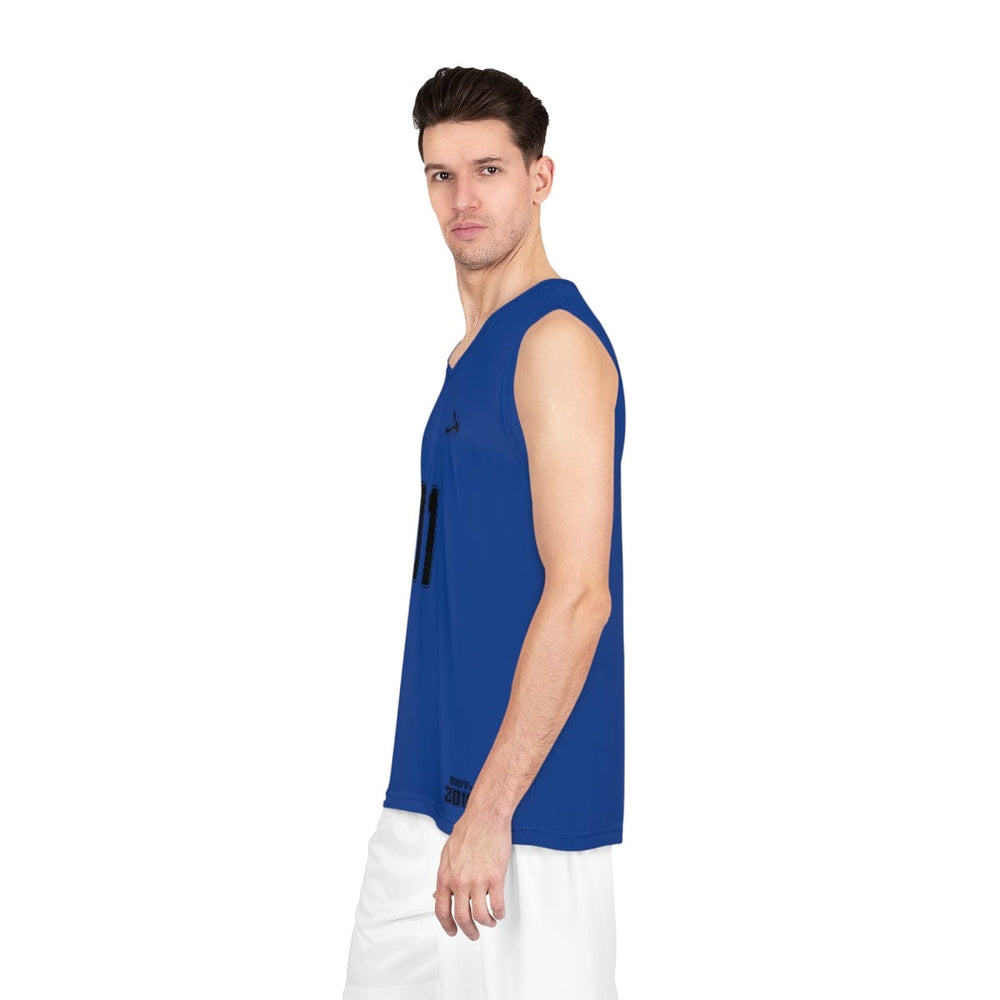 
                      
                        Athletic Apparatus Dark Blue BL Basketball Jersey
                      
                    