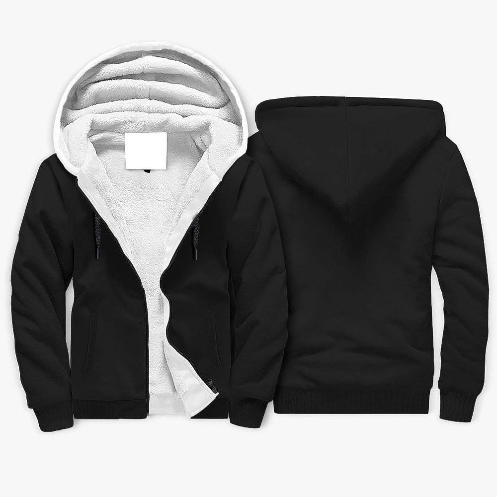 Athletic Apparatus Black Sherpa lined hoodie - Athletic Apparatus