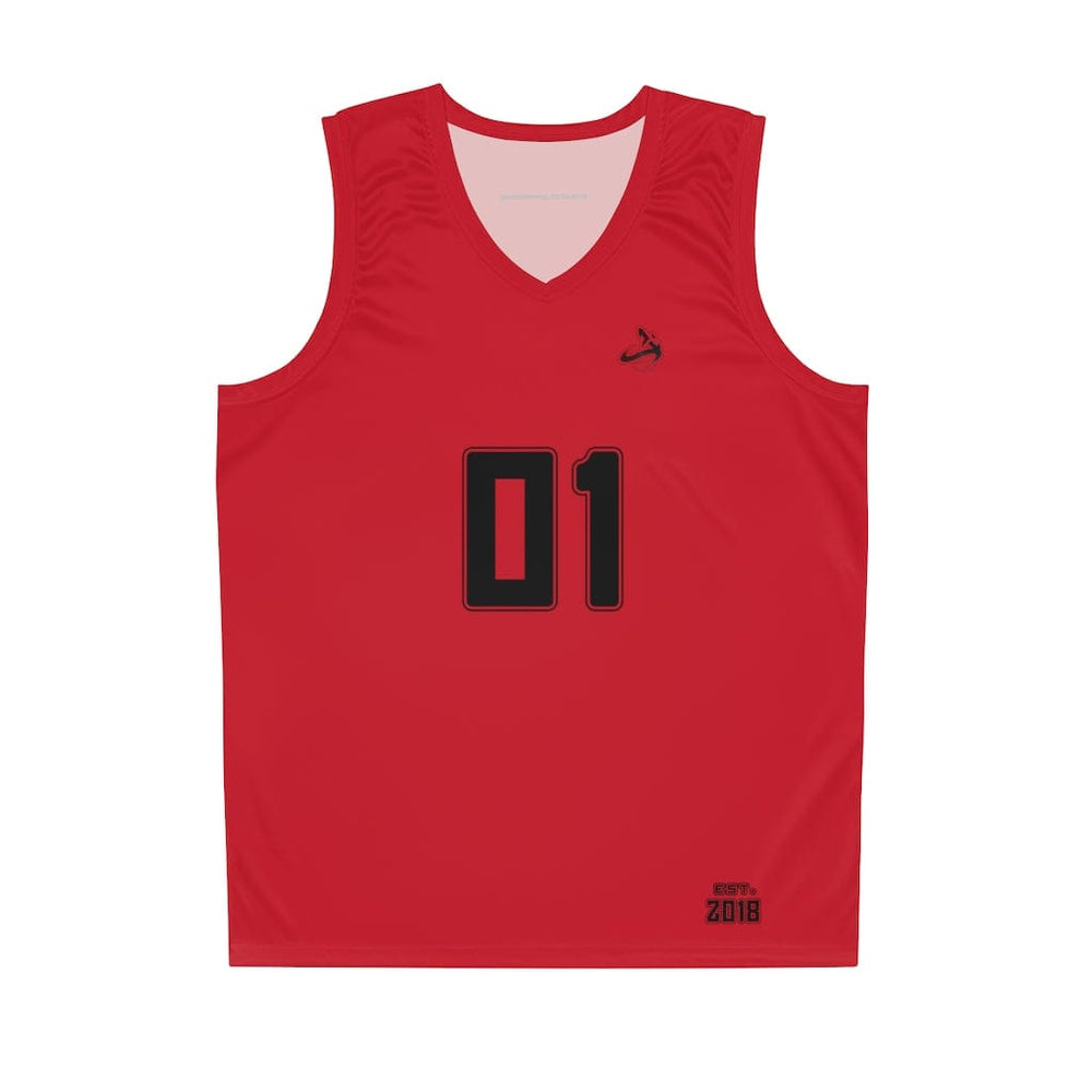 
                      
                        Athletic Apparatus Dark Red BL Basketball Jersey
                      
                    