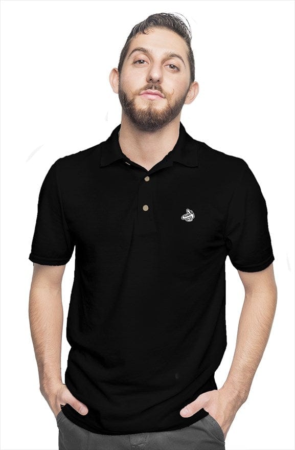 Athletic Apparatus Black wl cotton polo