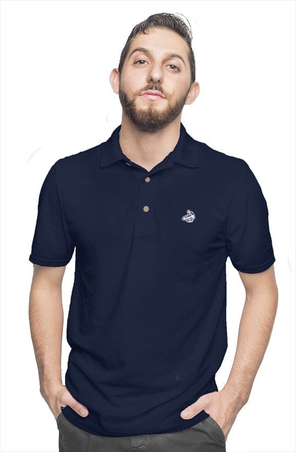 Athletic Apparatus Navy wl cotton polo