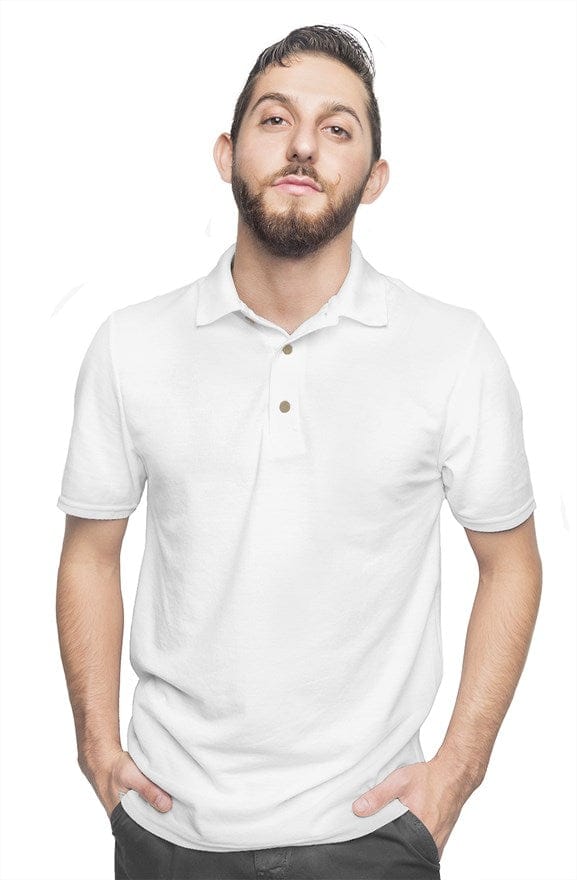 Athletic Apparatus White wl cotton polo