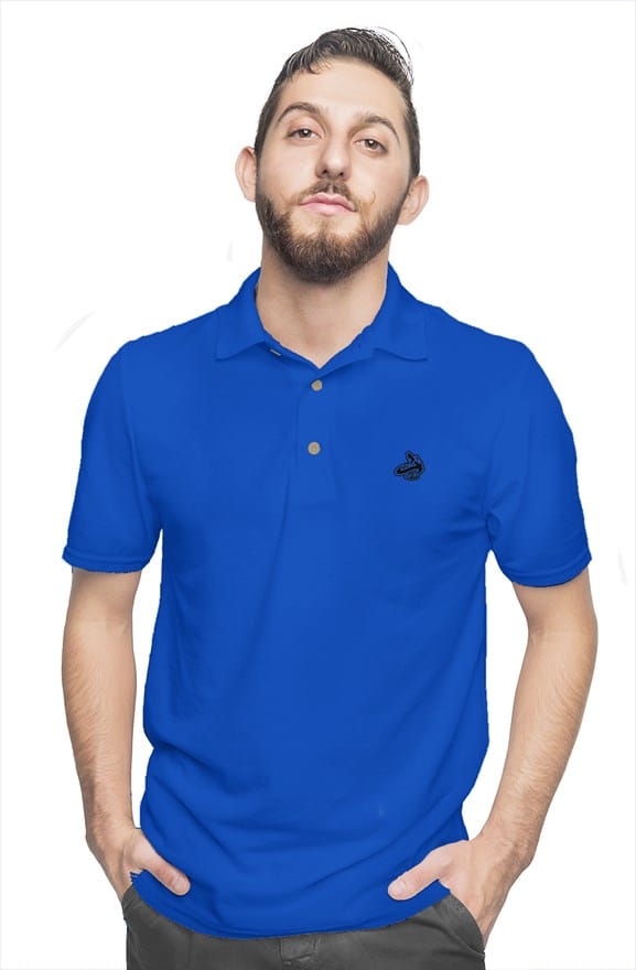 Athletic Apparatus Royal Blue bl cotton polo