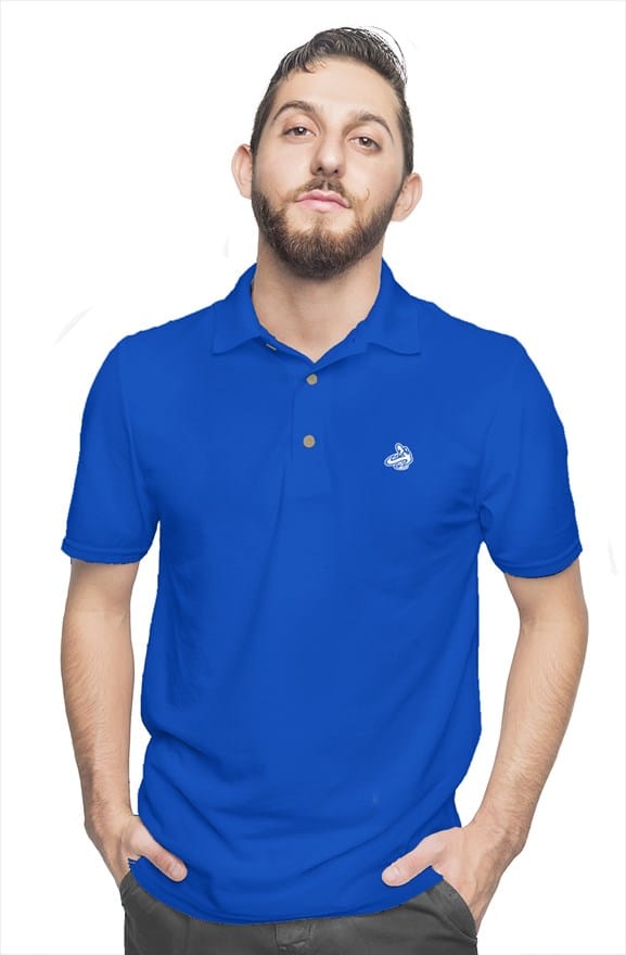 Athletic Apparatus Royal Blue wl cotton polo