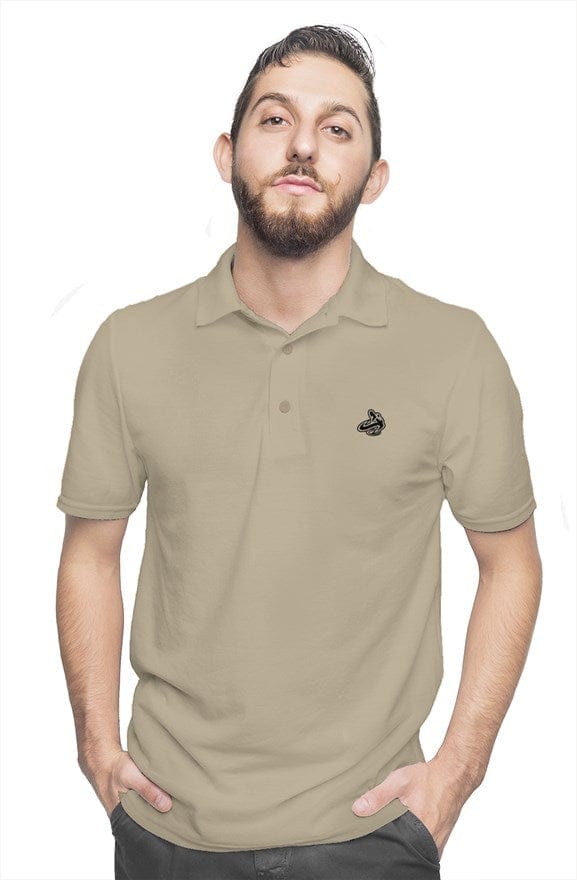 Athletic Apparatus Sand bl cotton polo