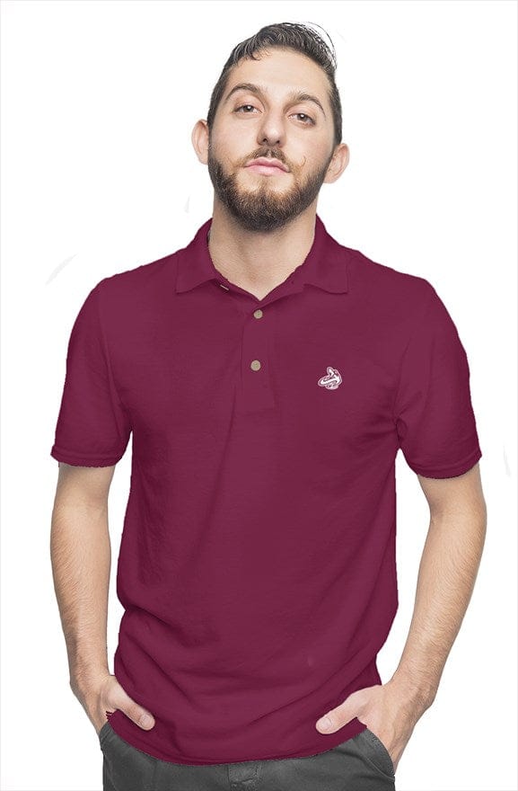 Athletic Apparatus Maroon wl cotton polo