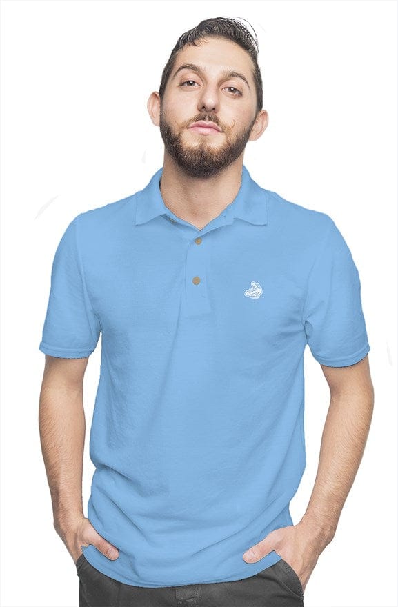 Athletic Apparatus Carolina Blue wl cotton polo