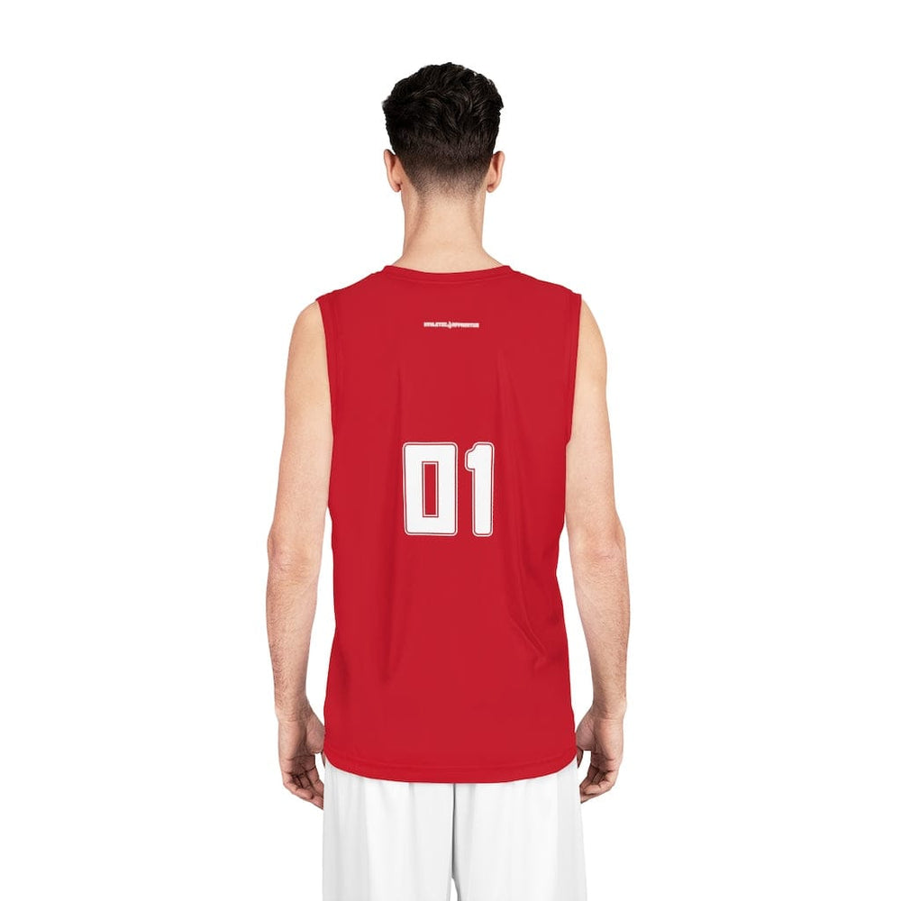 Athletic Apparatus Dark Red WL Basketball Jersey