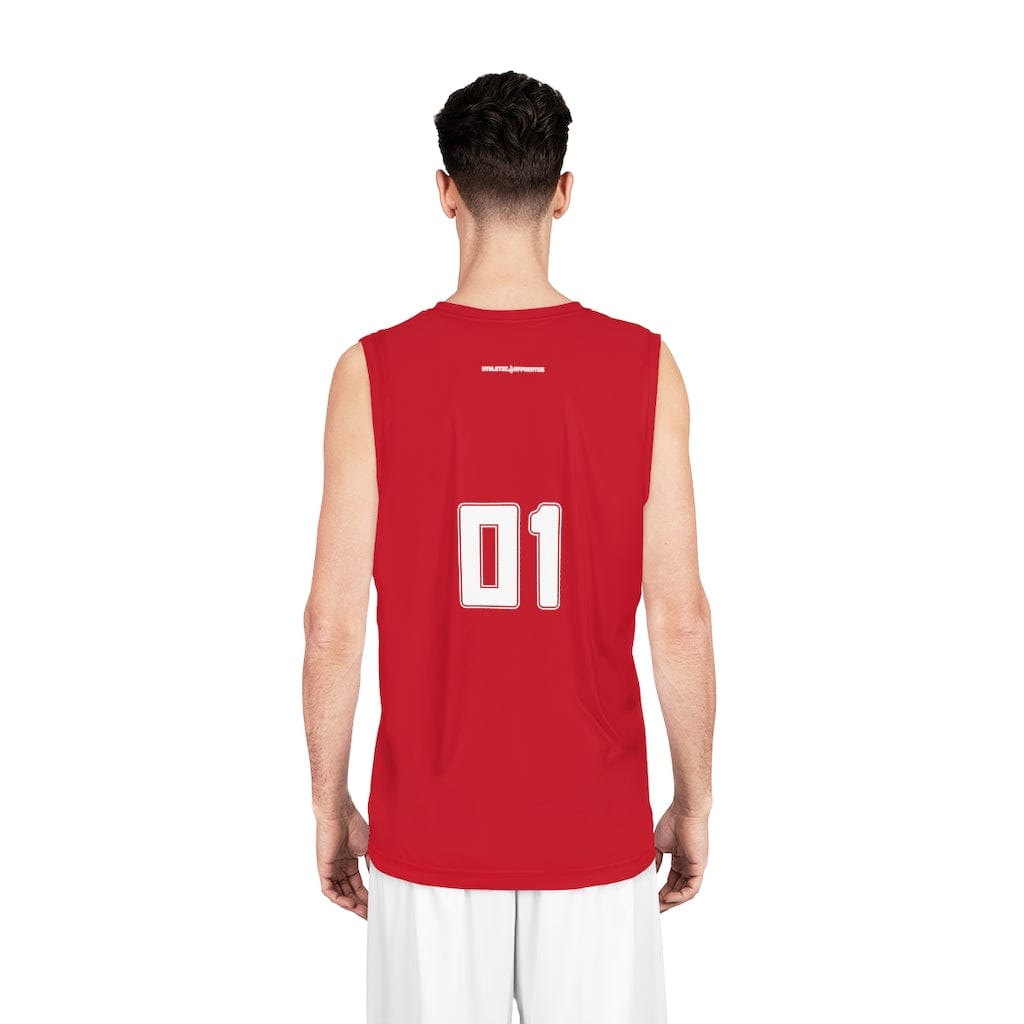 Athletic Apparatus Dark Red WL Basketball Jersey