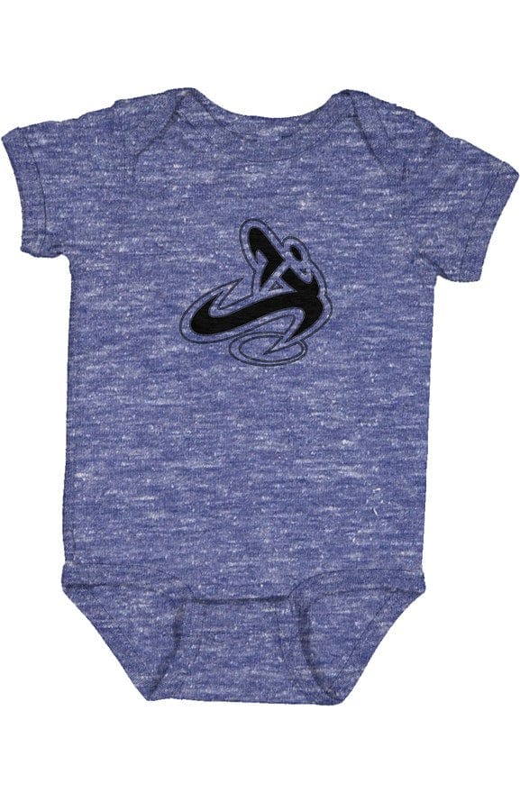 Athletic Apparatus Infant Melange Bodysuit Royal M