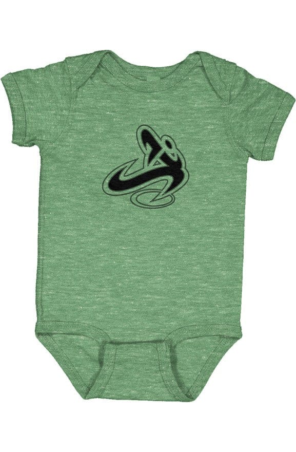 Athletic Apparatus Infant Melange Bodysuit Green M