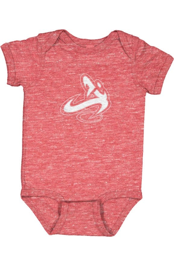 Athletic Apparatus V2 Infant Melange Bodysuit Red 