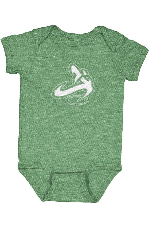 Athletic Apparatus V2 Infant Melange Bodysuit Gree