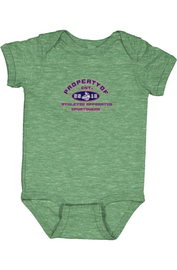 Athletic Apparatus rwb Infant Melange Bodysuit Gre