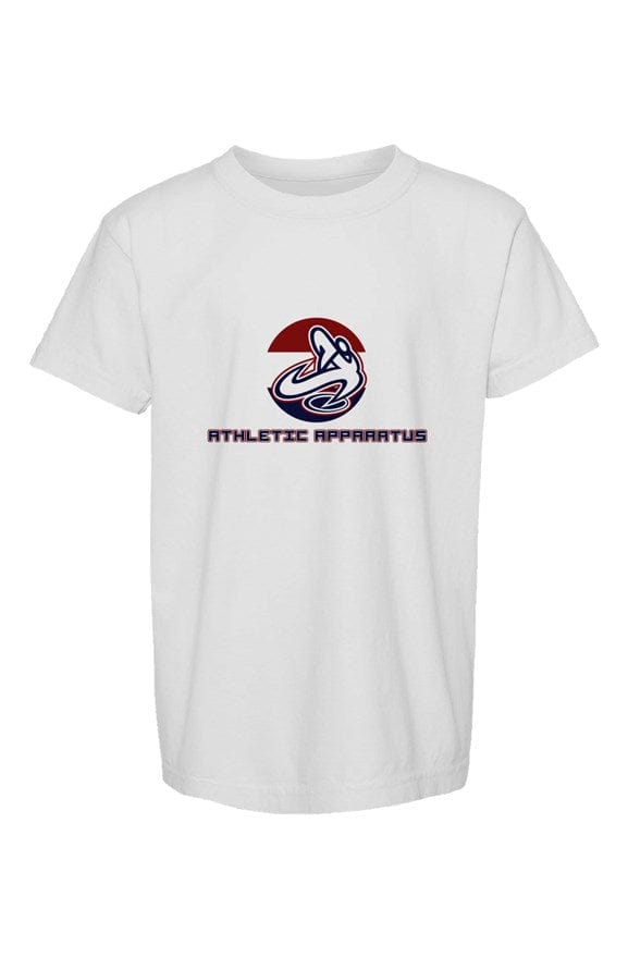Athletic Apparatus White v1 Youth Pigment Dyed T S