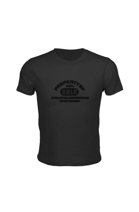 Athletic Apparatus Black Youth Fine Jersey Tee