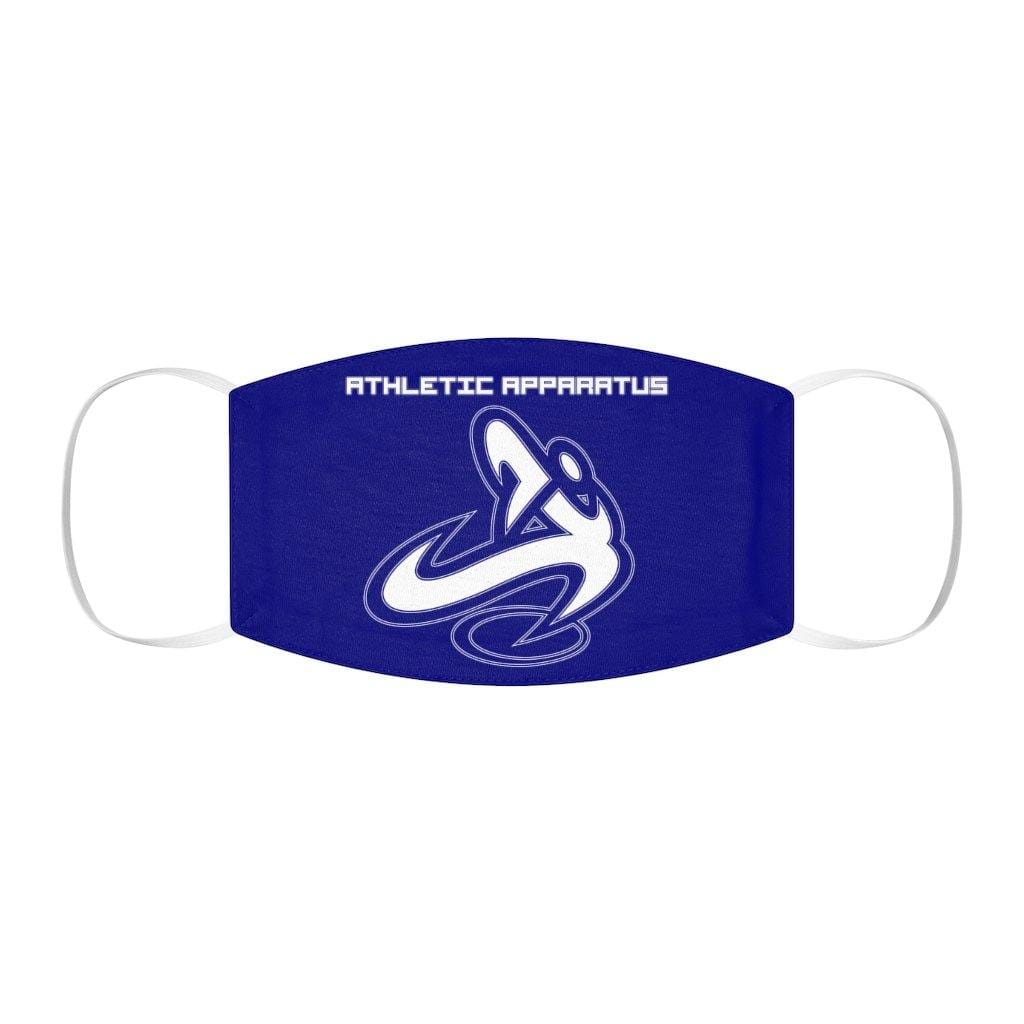 
                  
                    Athletic Apparatus Navy White logo Snug-Fit Polyester Face Mask - Athletic Apparatus
                  
                