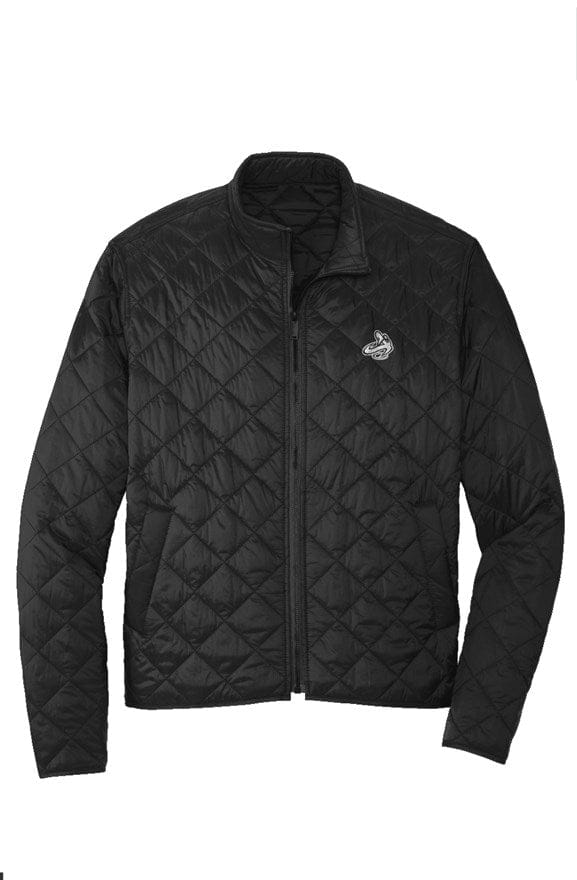 Athletic Apparatus Deep Black Quilted Full-Zip Jac