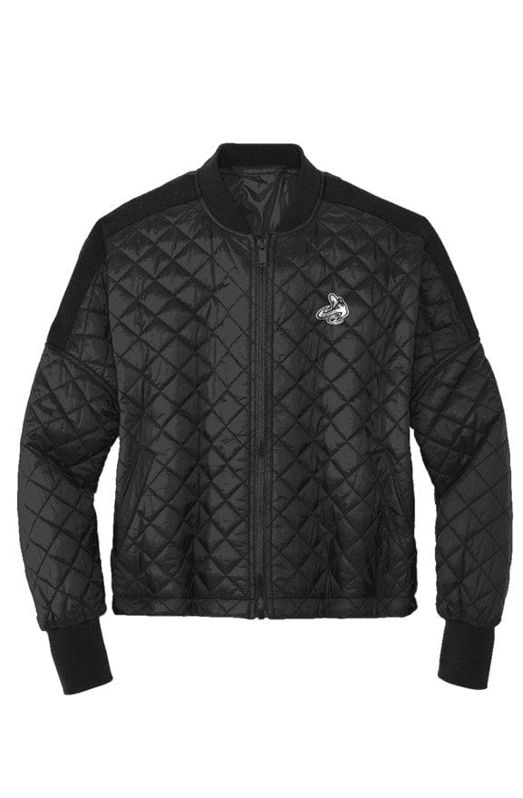 Athletic Apparatus Deep Black Women's Boxy Quilted