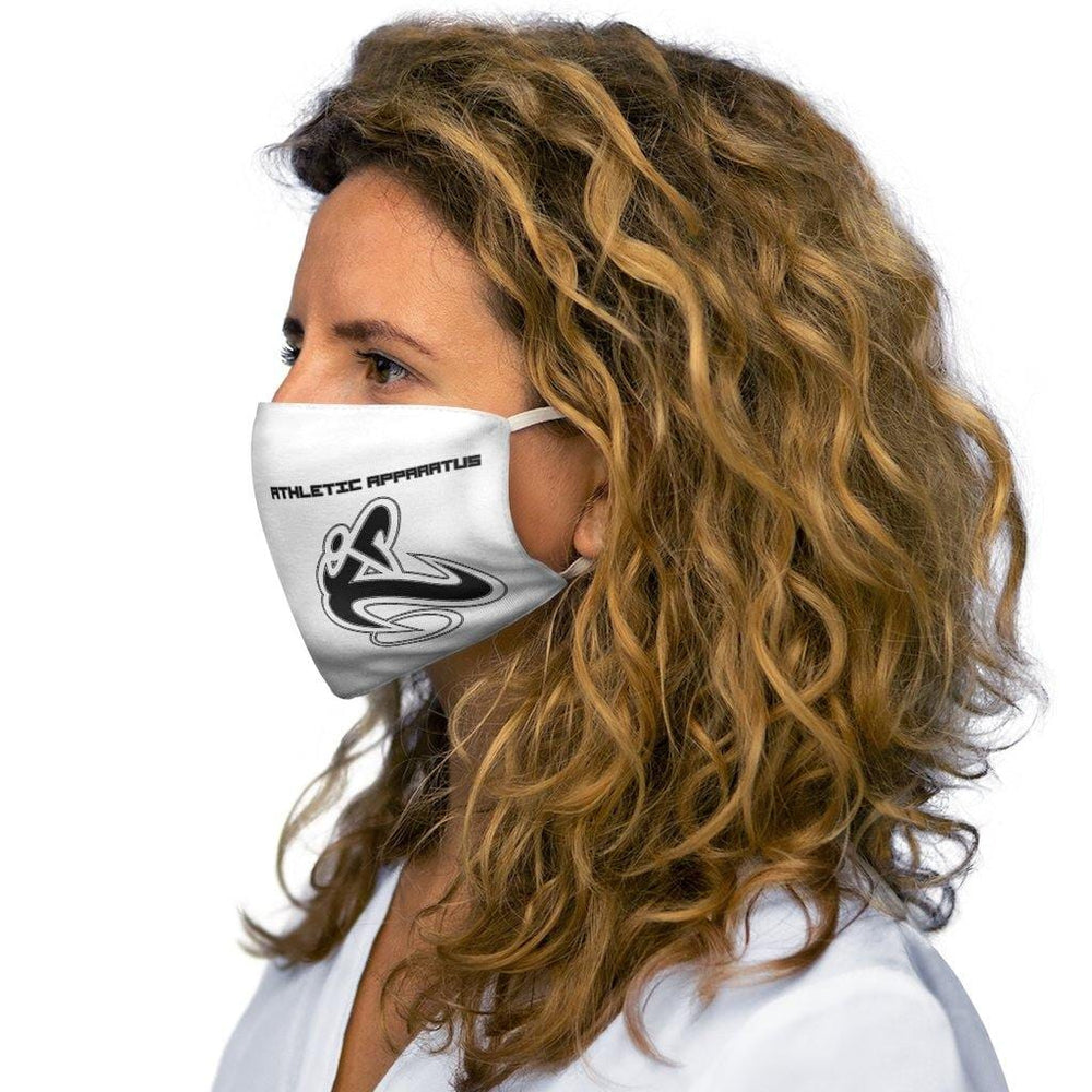 
                      
                        Athletic Apparatus White Black logo Snug-Fit Polyester Face Mask 1 - Athletic Apparatus
                      
                    