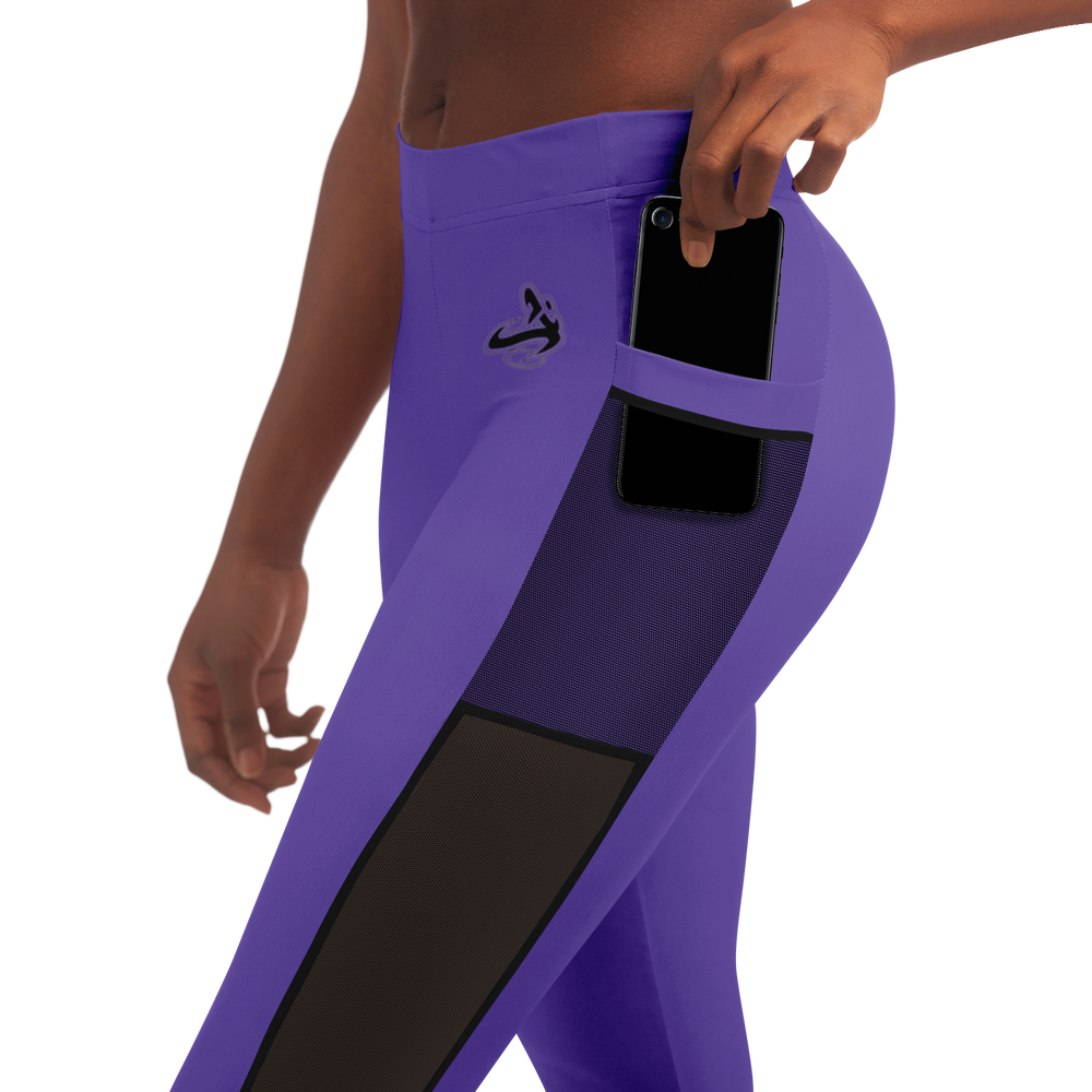 
                      
                        Athletic Apparatus Purple 2 BL V1 Mesh Pocket Legging - Athletic Apparatus
                      
                    