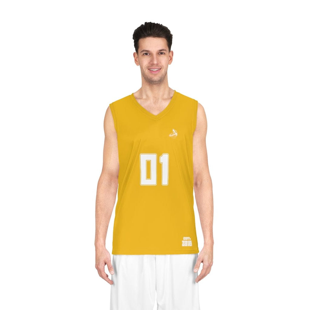 Athletic Apparatus Yellow WL Basketball Jersey