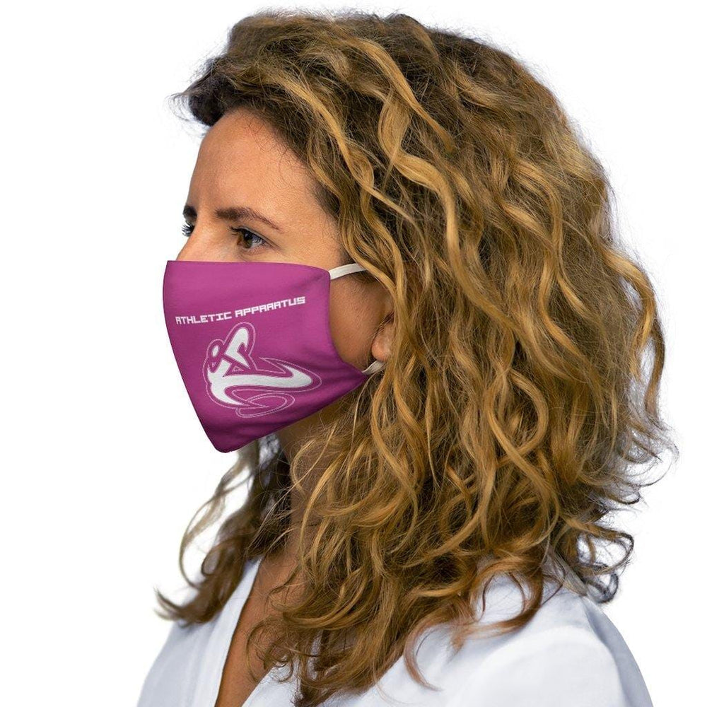 
                      
                        Athletic Apparatus Pink White logo Snug-Fit Polyester Face Mask - Athletic Apparatus
                      
                    