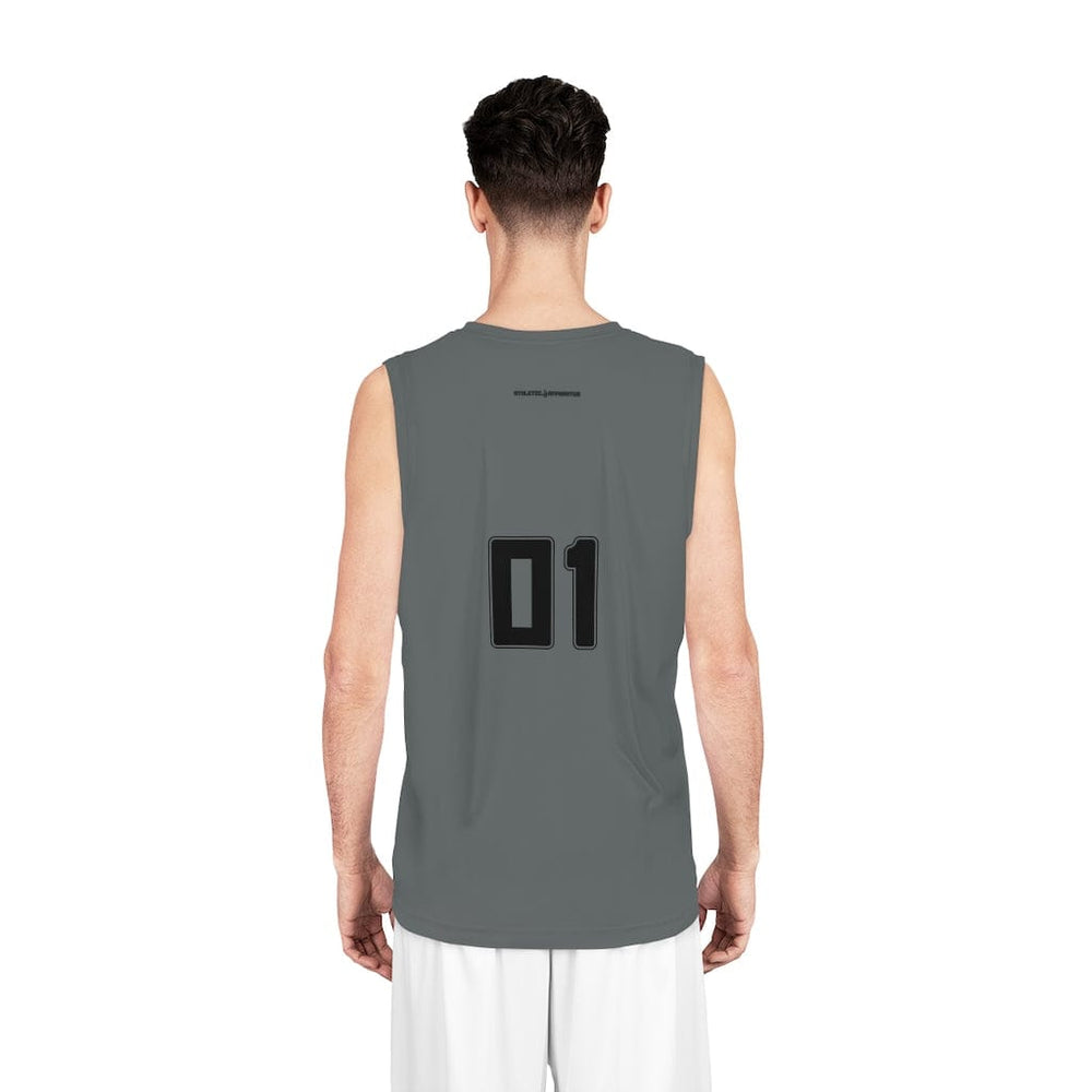
                  
                    Athletic Apparatus Dark Grey BL Basketball Jersey
                  
                