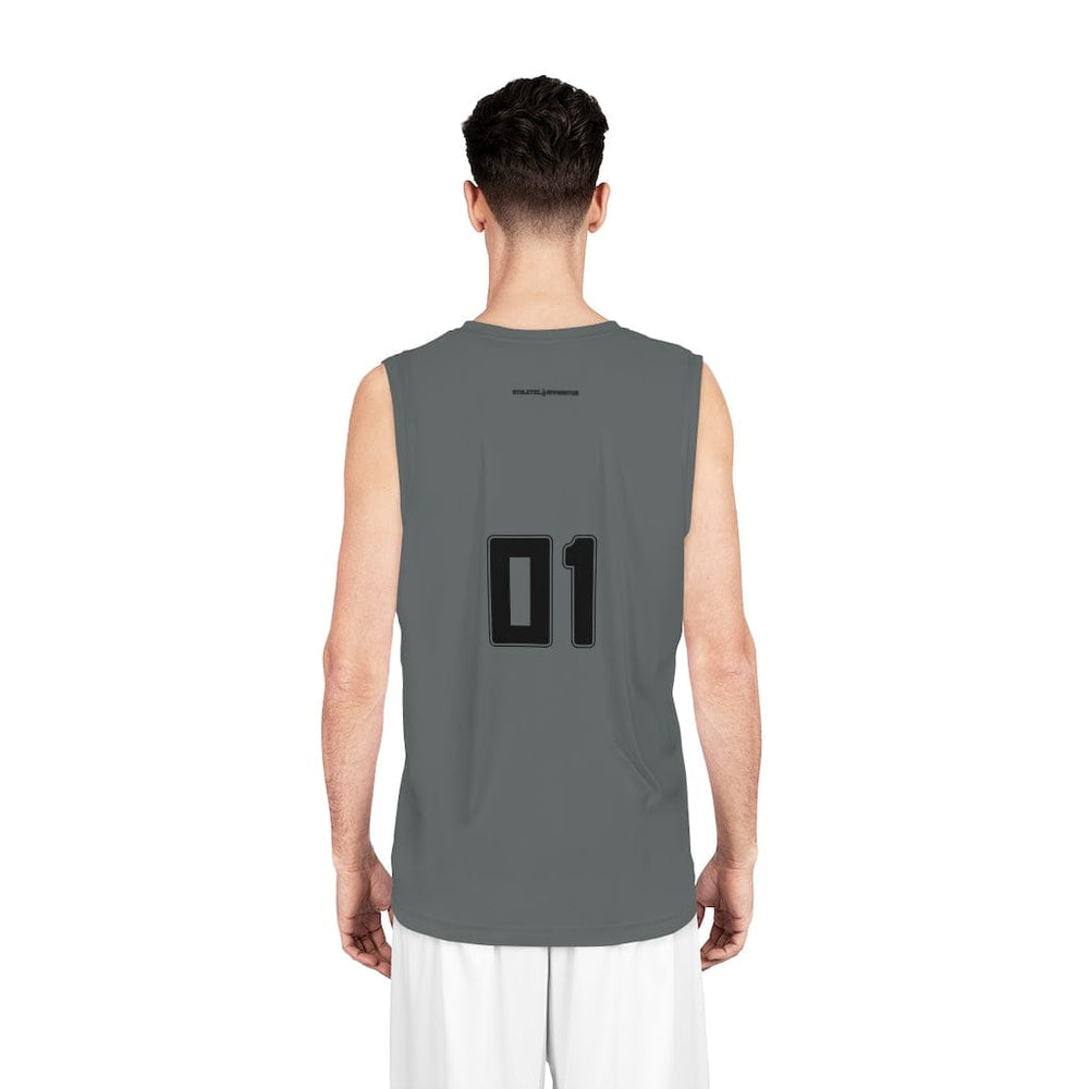 
                      
                        Athletic Apparatus Dark Grey BL Basketball Jersey
                      
                    