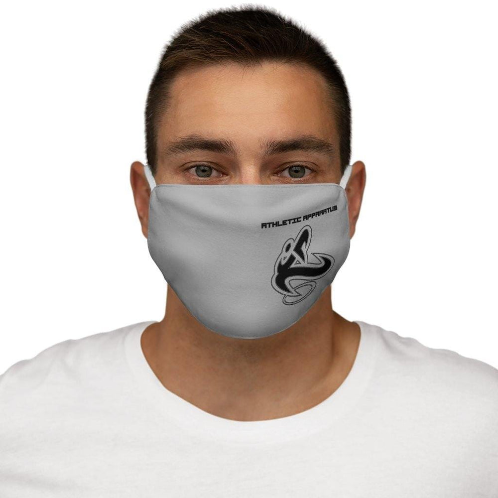 
                      
                        Athletic Apparatus Grey 2 Black logo Snug-Fit Polyester Face Mask 1 - Athletic Apparatus
                      
                    