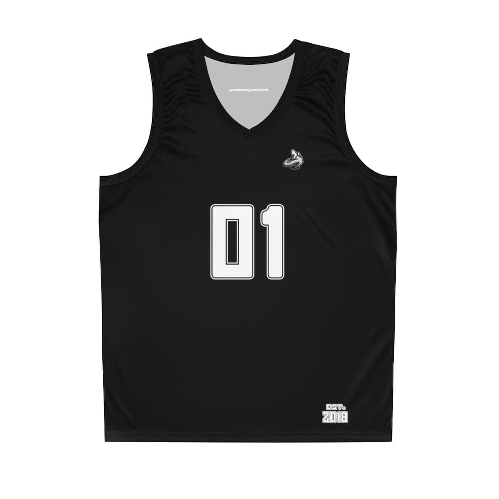 
                  
                    Athletic Apparatus Black Grey BL Basketball Jersey
                  
                