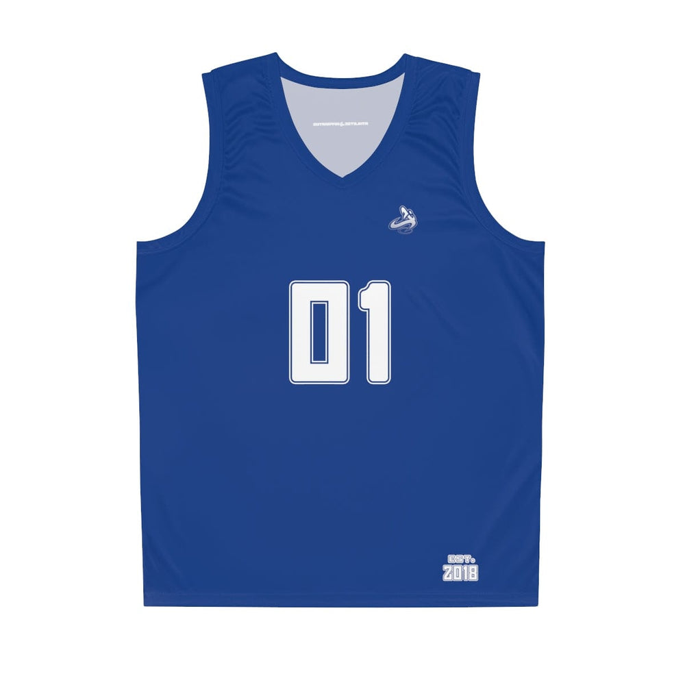 
                      
                        Athletic Apparatus Dark Blue WL Basketball Jersey
                      
                    