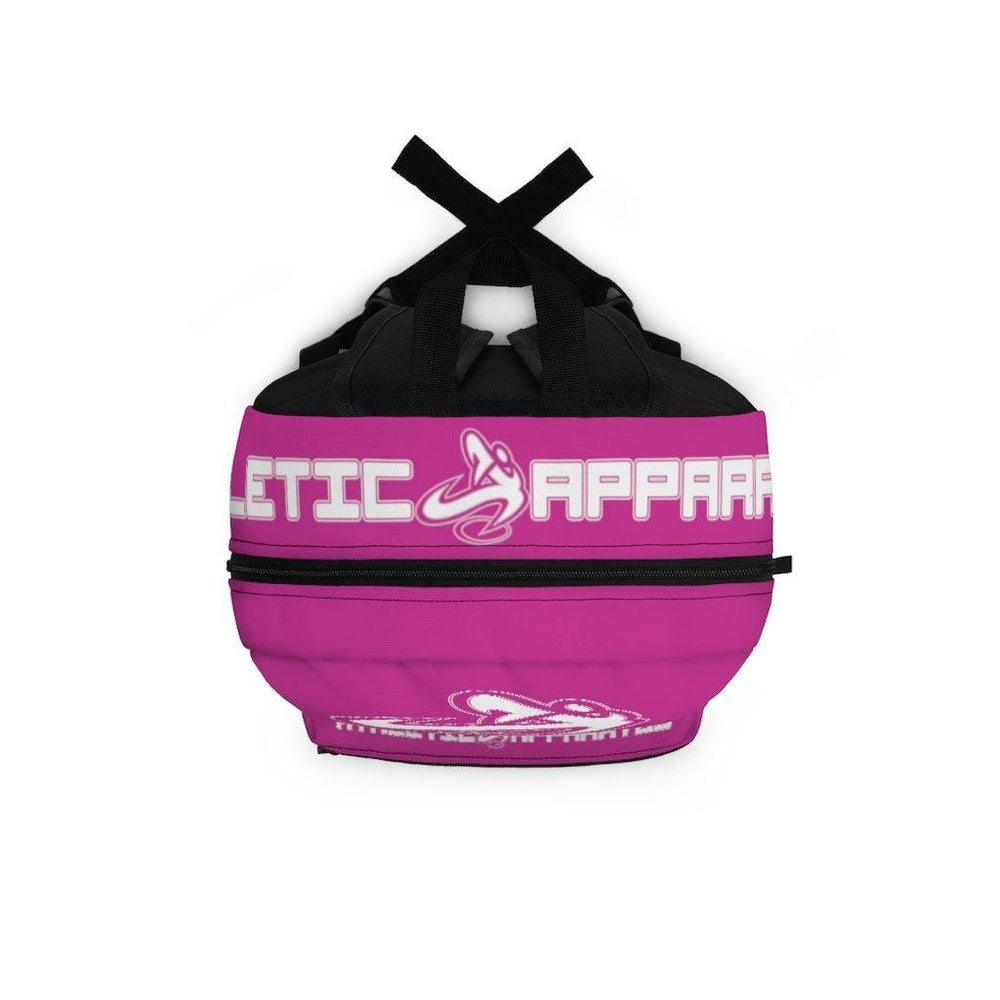 
                      
                        Athletic Apparatus Pink Backpack with white name label on top (Made in USA) - Athletic Apparatus
                      
                    
