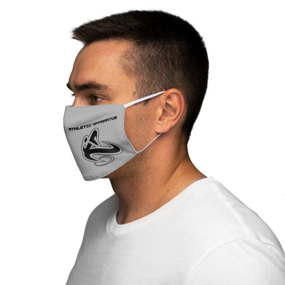 
                      
                        Athletic Apparatus Grey 2 Black logo Snug-Fit Polyester Face Mask 1 - Athletic Apparatus
                      
                    