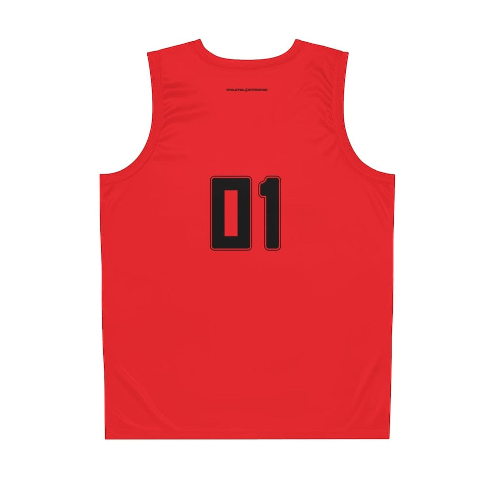 
                      
                        Athletic Apparatus Red BL Basketball Jersey
                      
                    