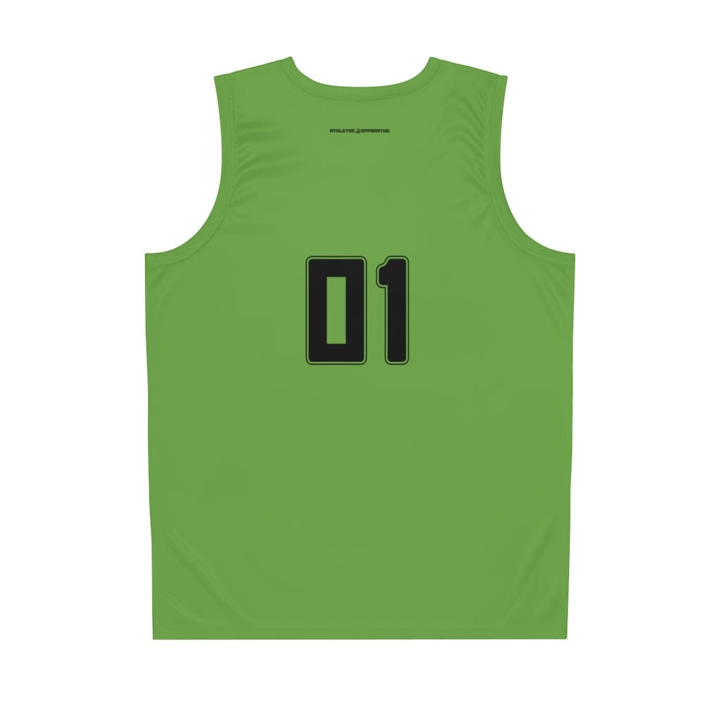 
                  
                    Athletic Apparatus Green BL Basketball Jersey
                  
                