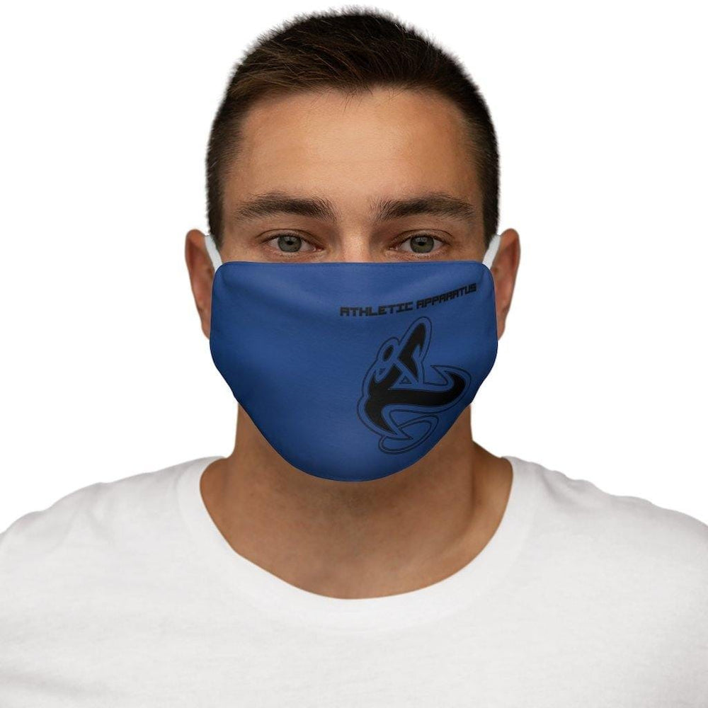 
                  
                    Athletic Apparatus Blue 2 Black logo Snug-Fit Polyester Face Mask 1 - Athletic Apparatus
                  
                