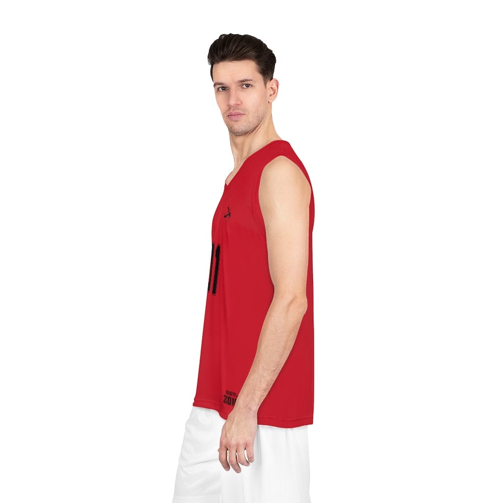 
                  
                    Athletic Apparatus Dark Red BL Basketball Jersey
                  
                