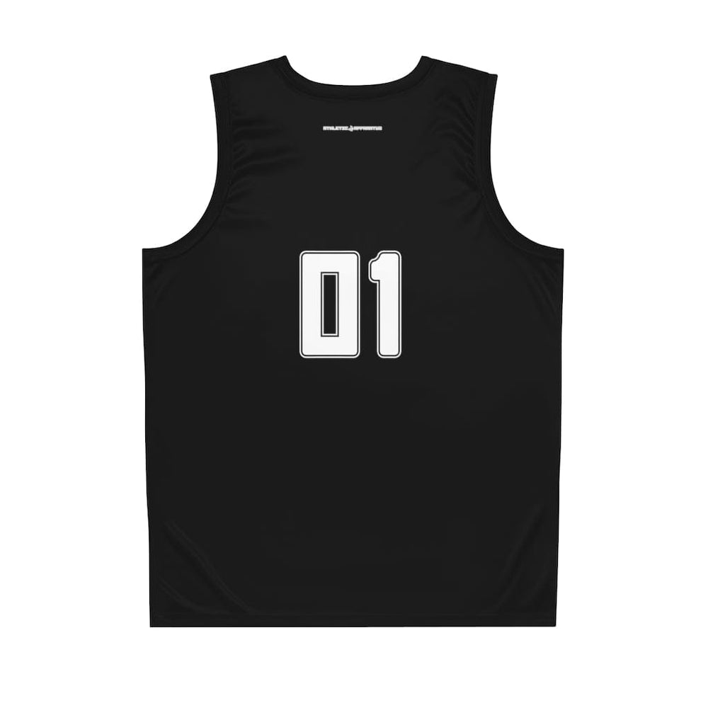 
                      
                        Athletic Apparatus Black Grey BL Basketball Jersey
                      
                    